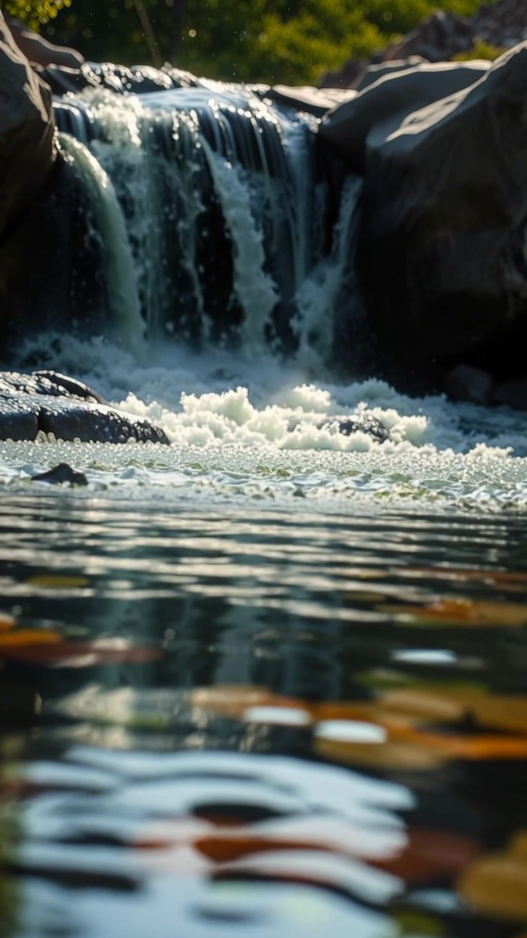 Nature's Drink: The Clarity of Sky Water