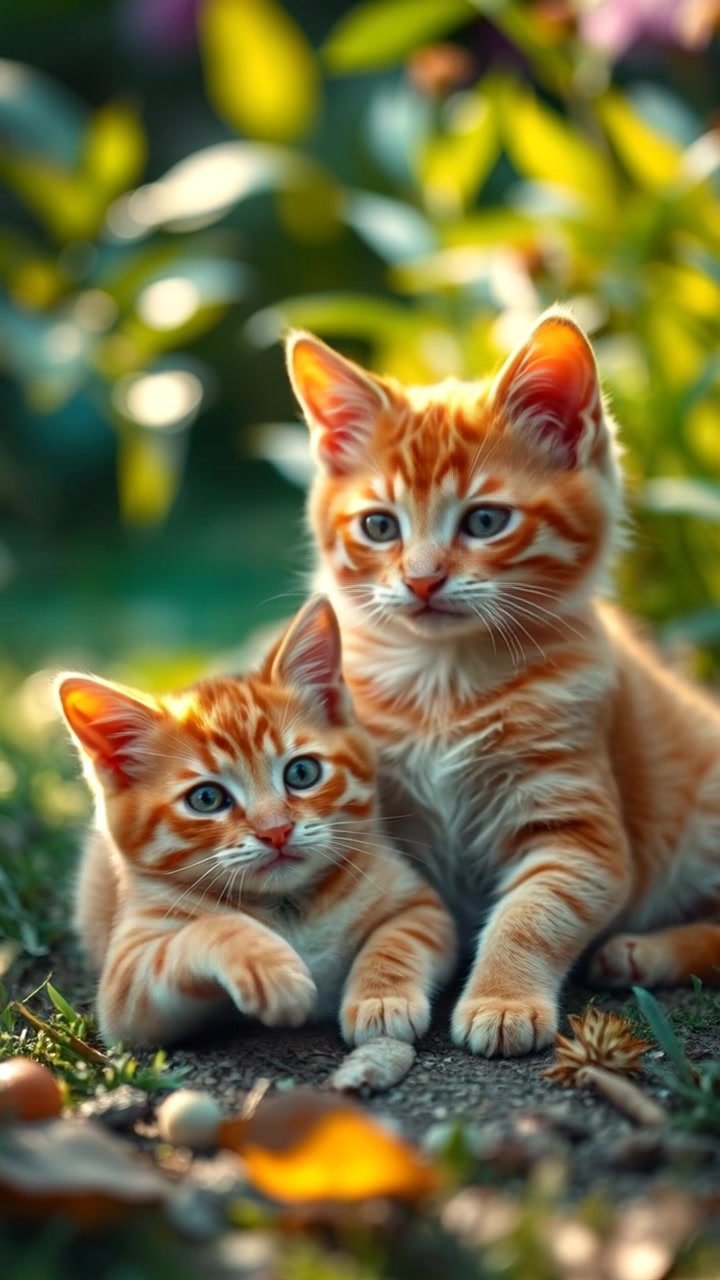 Kiko dan Neko: Mencari Makanan Bersama