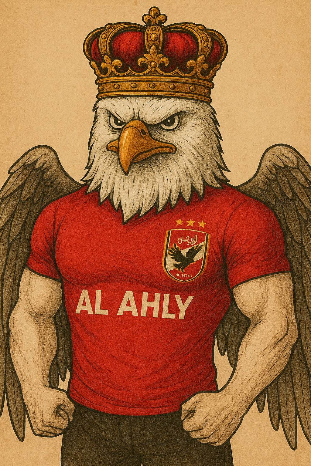 Al Ahly Eagle: The Superhero Scoring Goals!