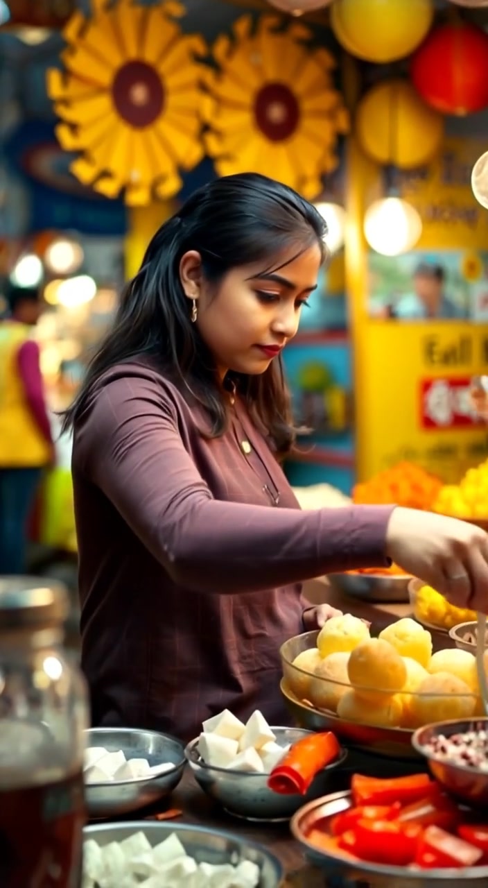 Khubsurat Pakistani Aur Golgappe Ka Jashn