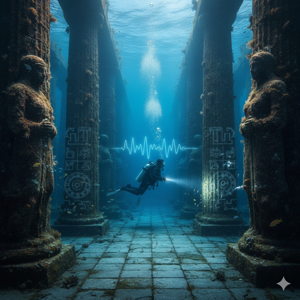 Reruntuhan Atlantis yang Hilang di Dasar Laut