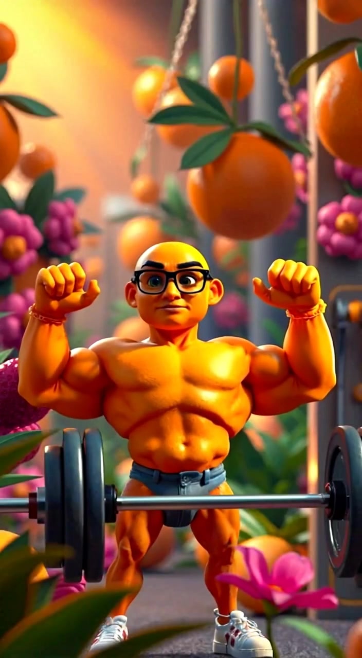 Pertarungan Unik: Jeruk, Kayu, dan Hiu di Gym!