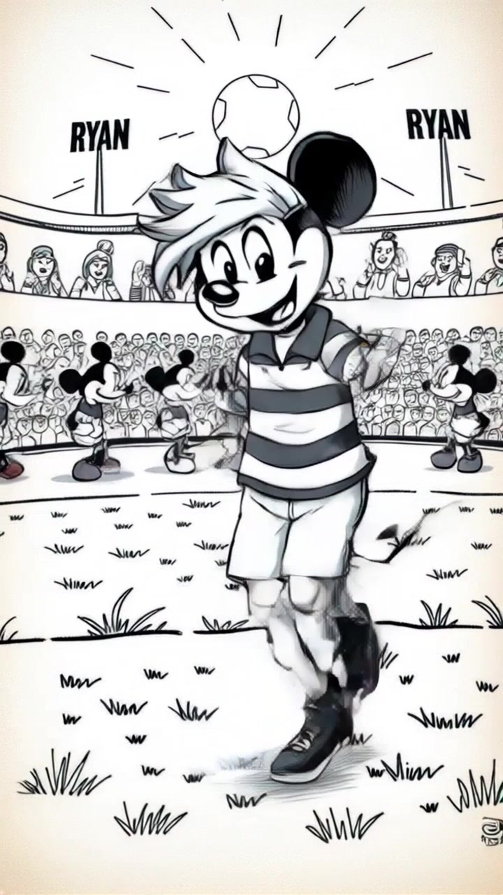 Mickey's Winning Moment!