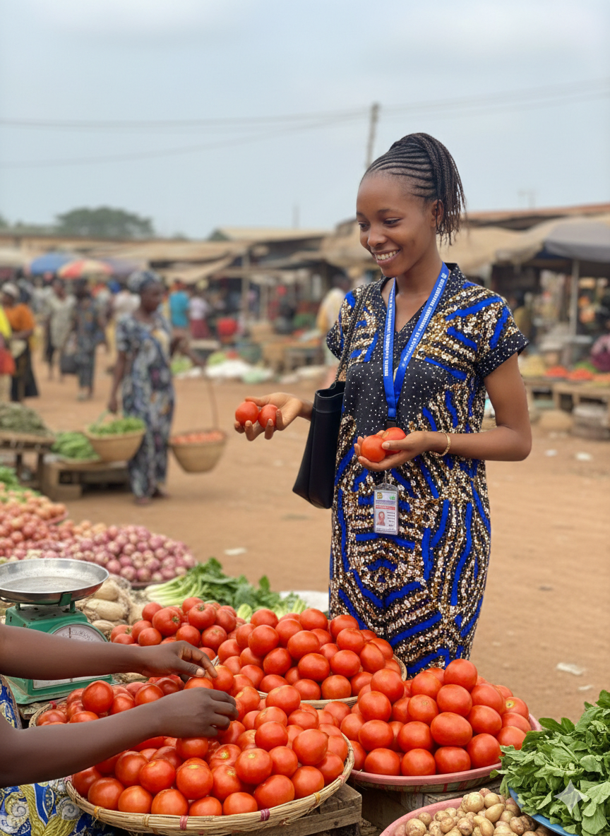 Tomato and Pepper Market Haggling