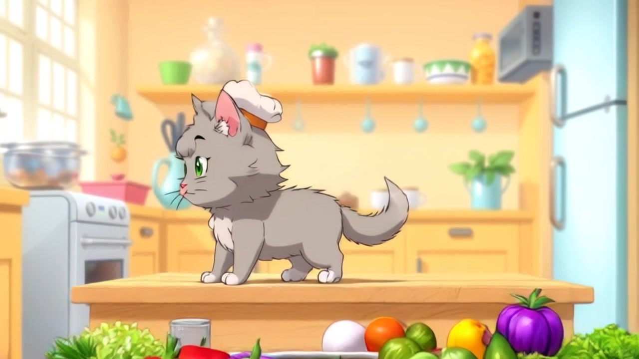 Purr-fect Pancakes by Chef Whiskers!