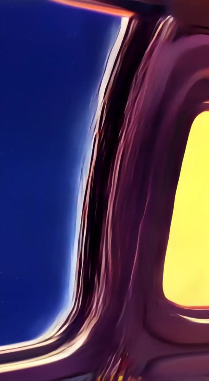 The figure gazes out the cockpit window as a colossal space squid glides slowly through the stars.