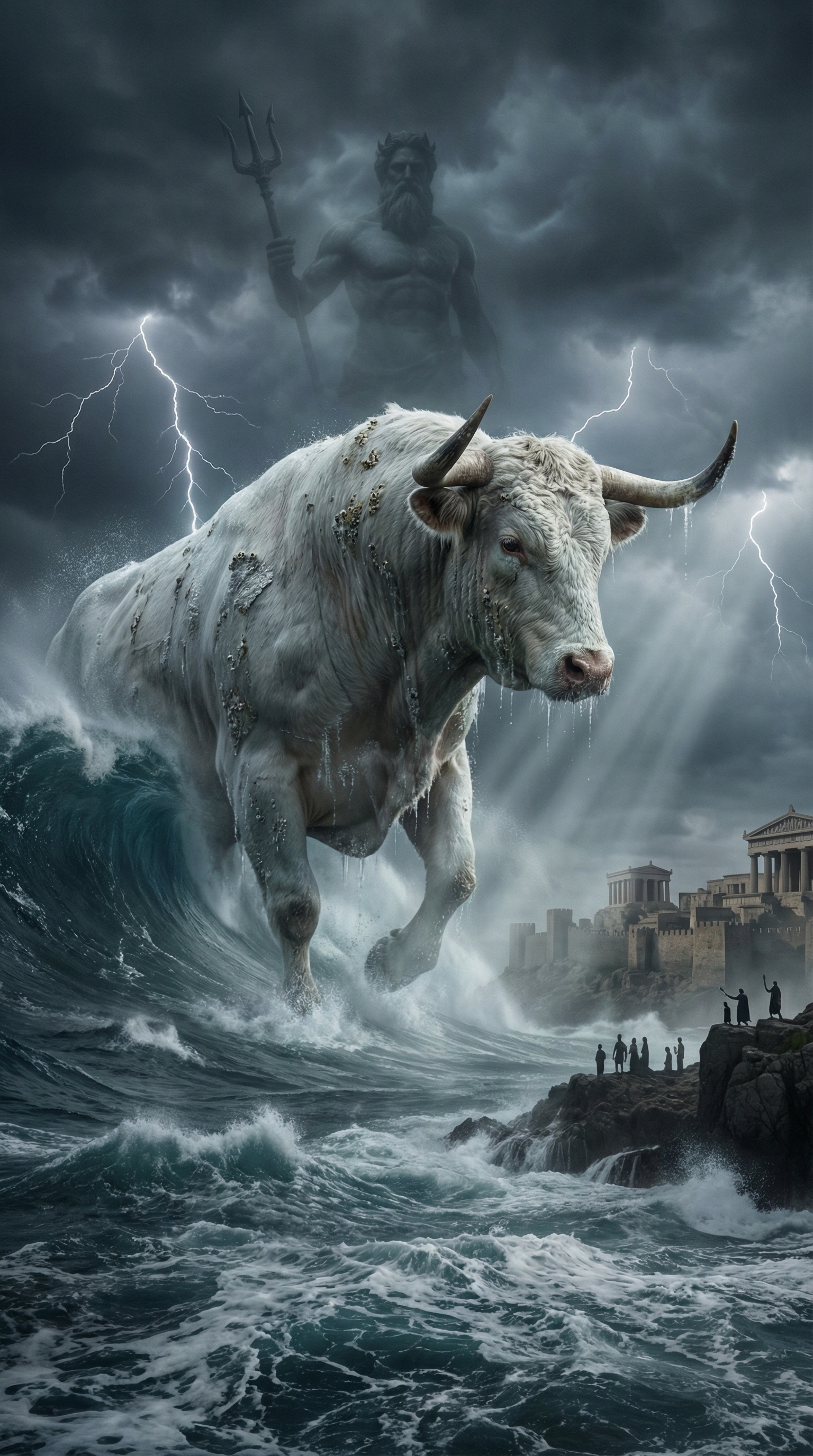 Amukan Banteng Raksasa di Pulau Kreta