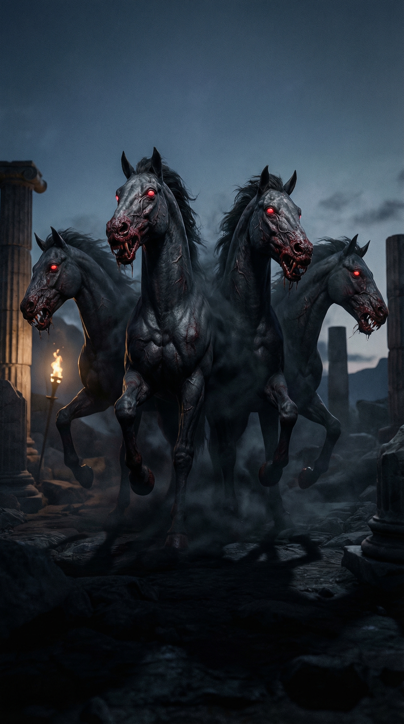 Kuda Terkutuk dan Monsternya