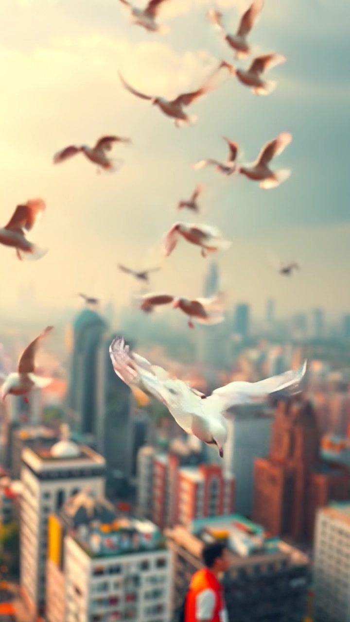 Pigeon Invasion: A Cat's Intense Reaction to Breaking News