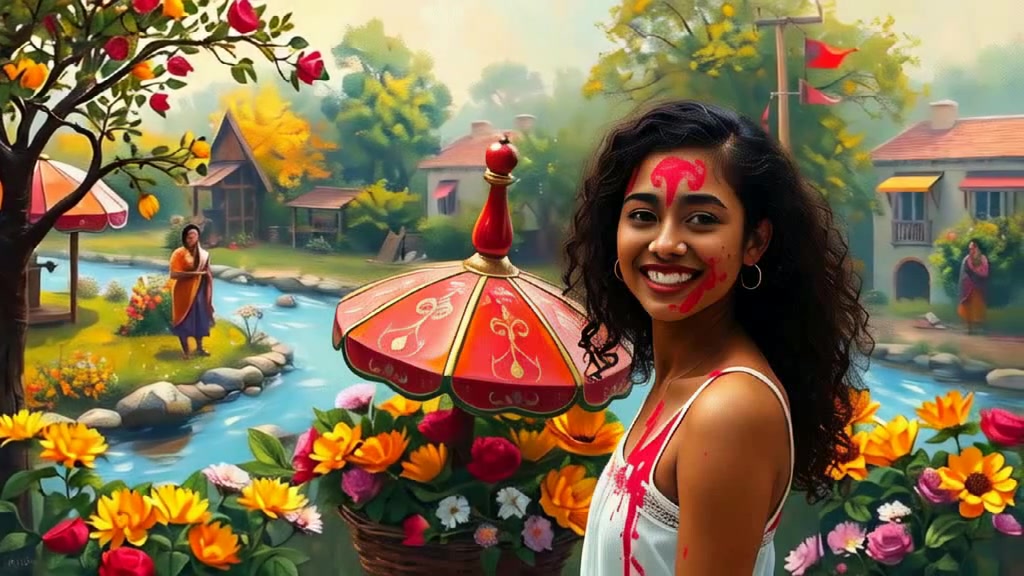 रंगों की दुनिया: होली का जश्न