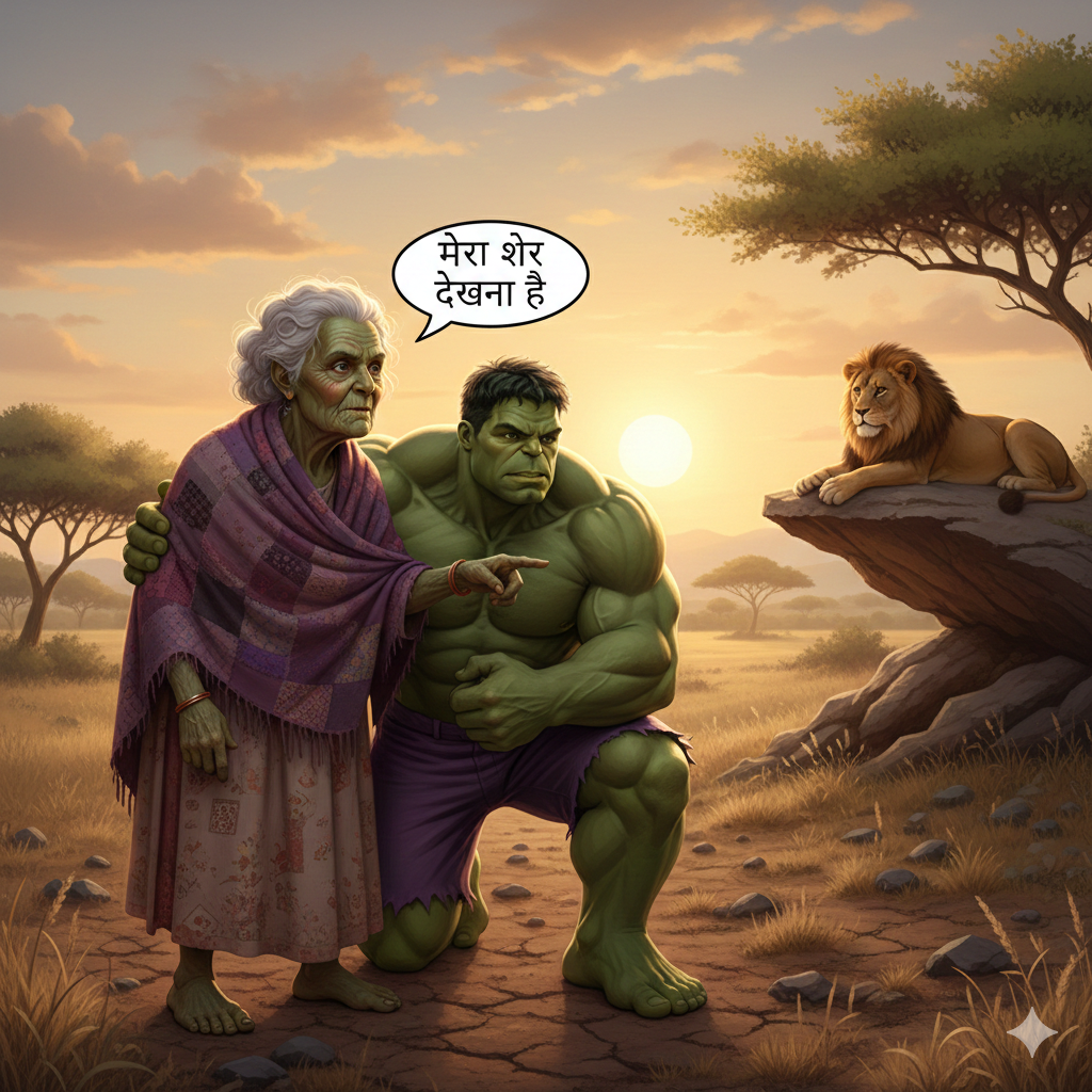 Hulk aur Dadi ka Sher Dekhne Ka Safar