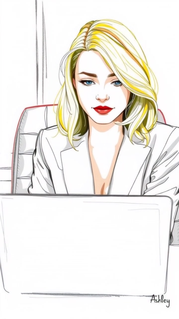 Subject: A woman sitting at a modern office desk, intensely focused on her laptop as she types. Scene: A sleek, contemporary office environment with minimalist decor, large windows letting in soft natural light. Motion: The camera performs a smooth push-in towards the woman, capturing her concentrated expression and dynamic typing. Lighting: Natural daylight fills the space, creating a bright and inviting atmosphere.