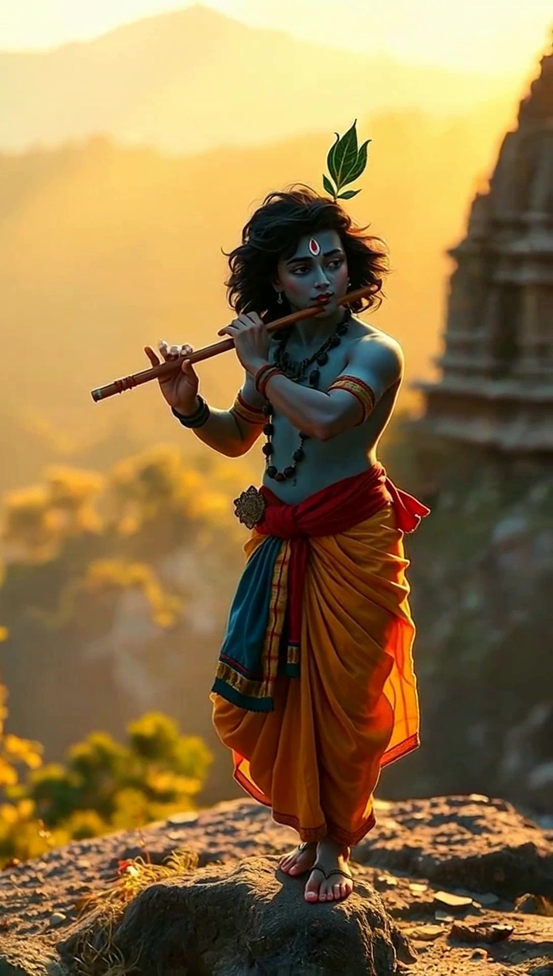Krishna: The Serene Flutist