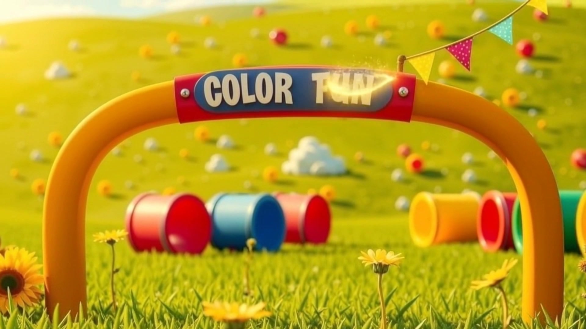 Colorful Tunnel Adventures with Fun Animal Friends!