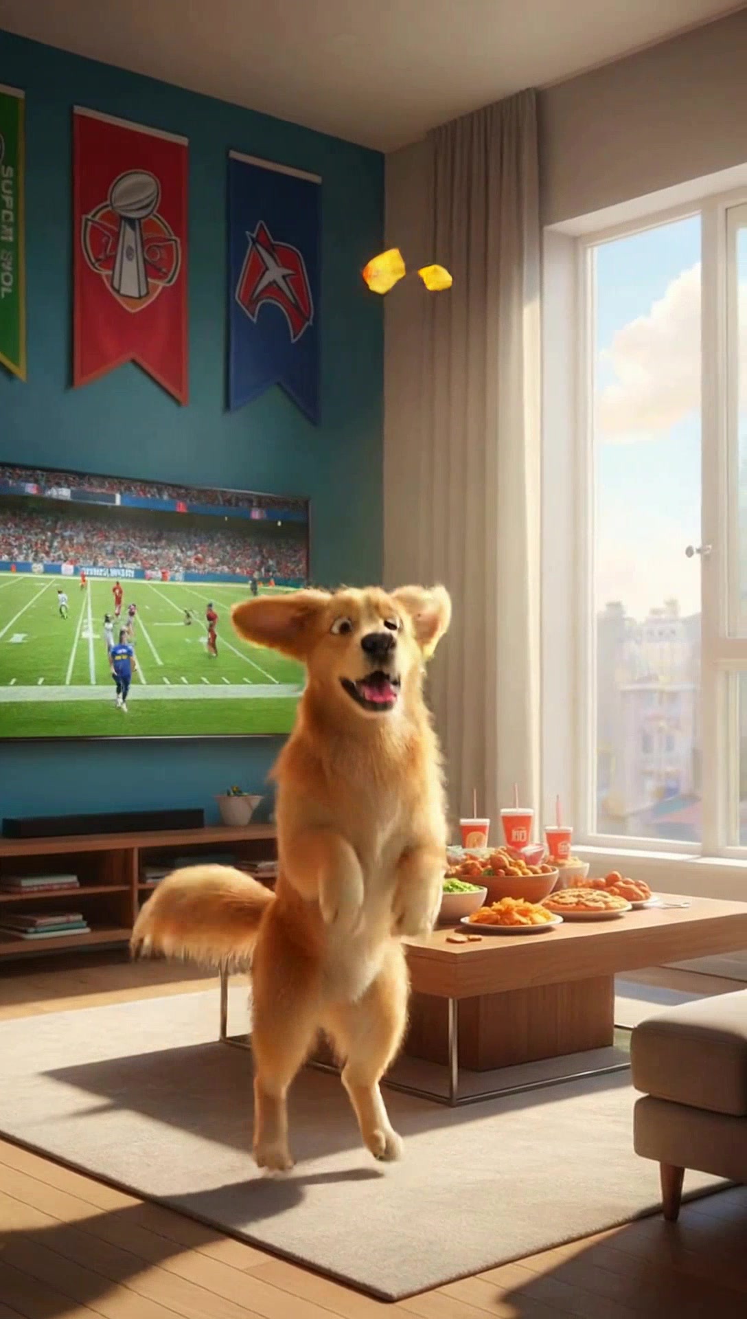 Puppy Dance Party at the Super Bowl!