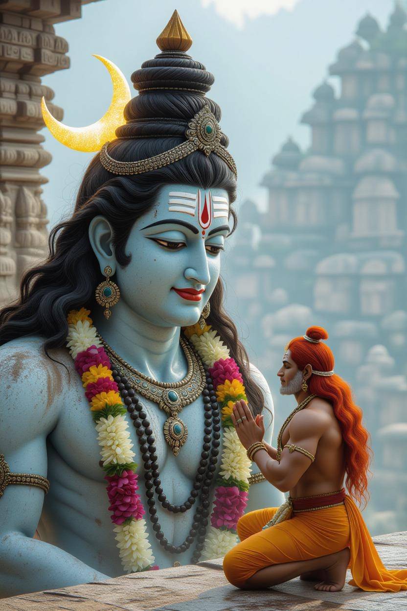 महादेव और हनुमान की भक्ति की अमर कथा