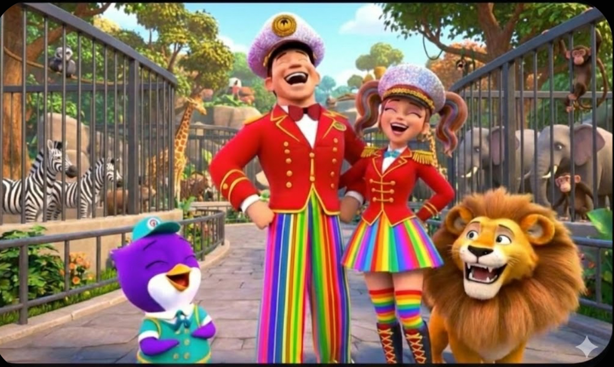 Captain Gigglepants' Amusing Adventure at the Zoo!