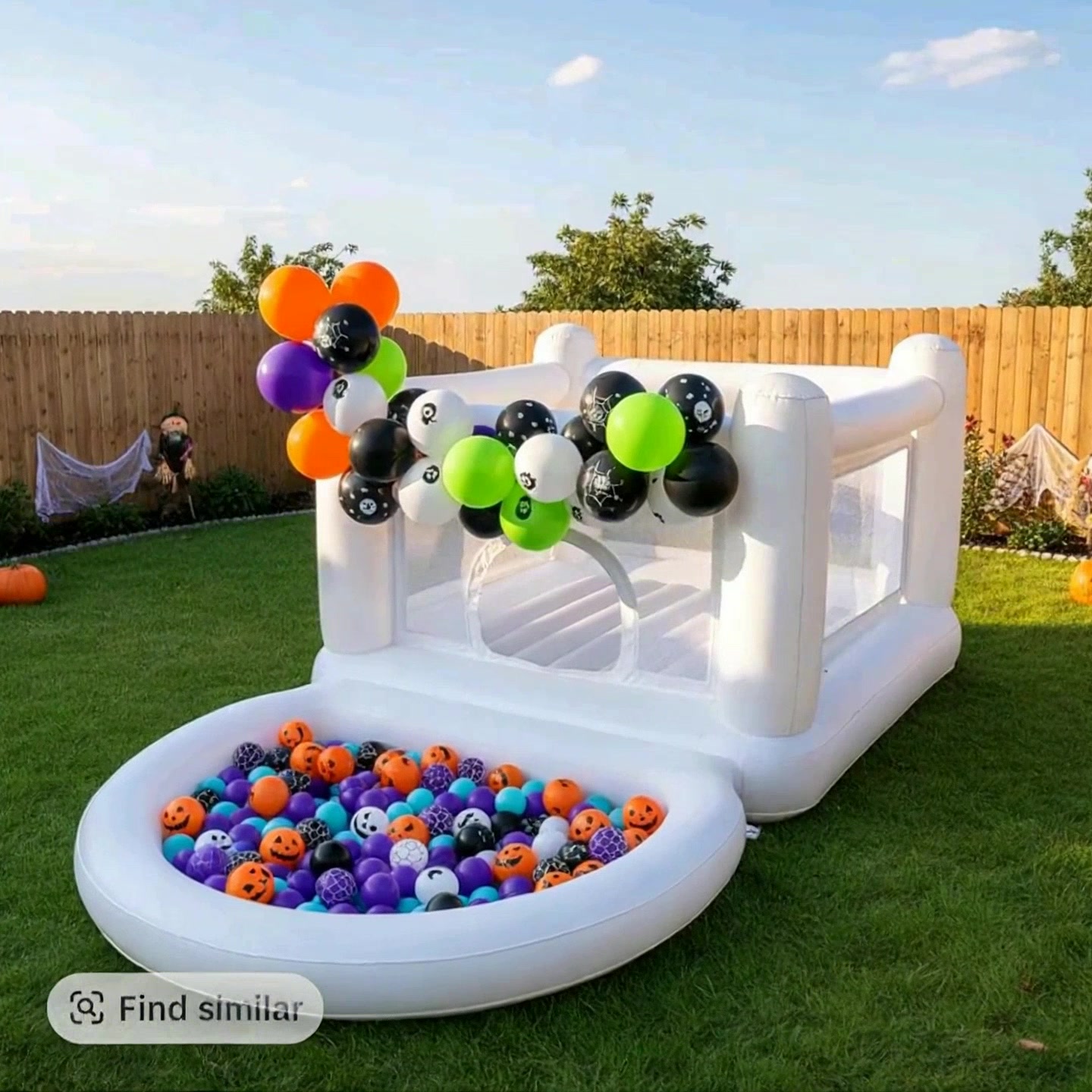 Endless Fun: Inflatable Bouncy Castle & Ball Pit for Kids