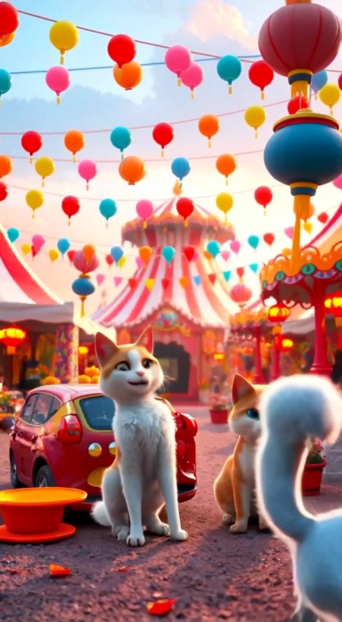 A Purr-fect Day at the Cat Carnival!