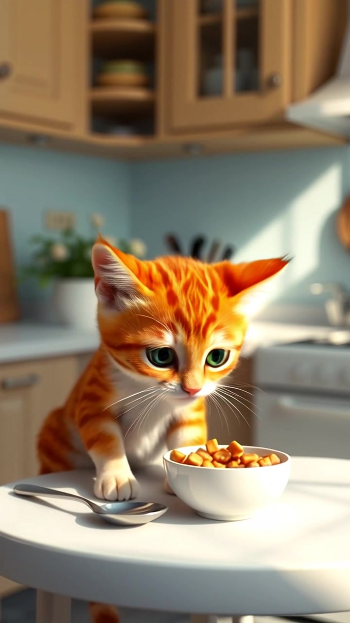 Kucing Bubu yang Posesif Terhadap Makanan!