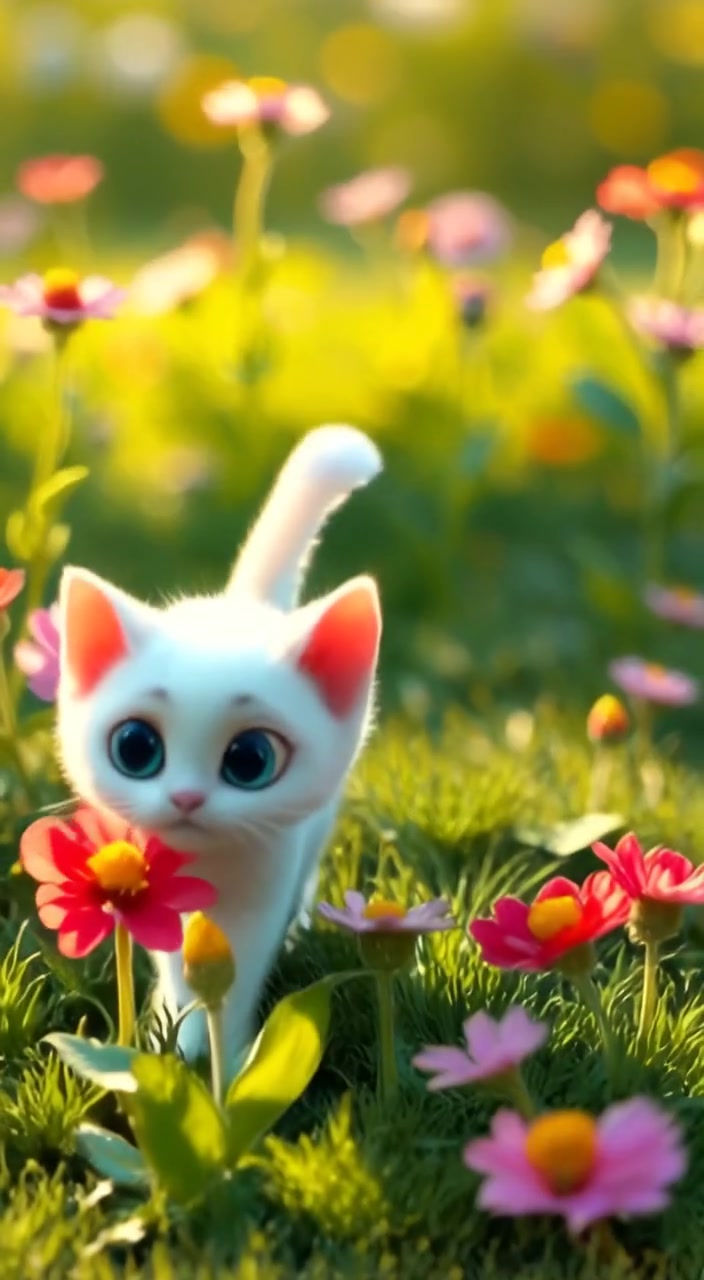 The Brave Bird and the Fearful Kitten: A Tale of Friendship