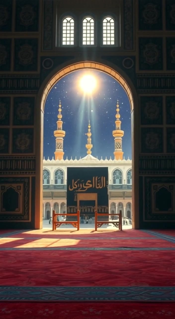 3 Year Old Rabbit Crying in Mosque with Tasbeeh