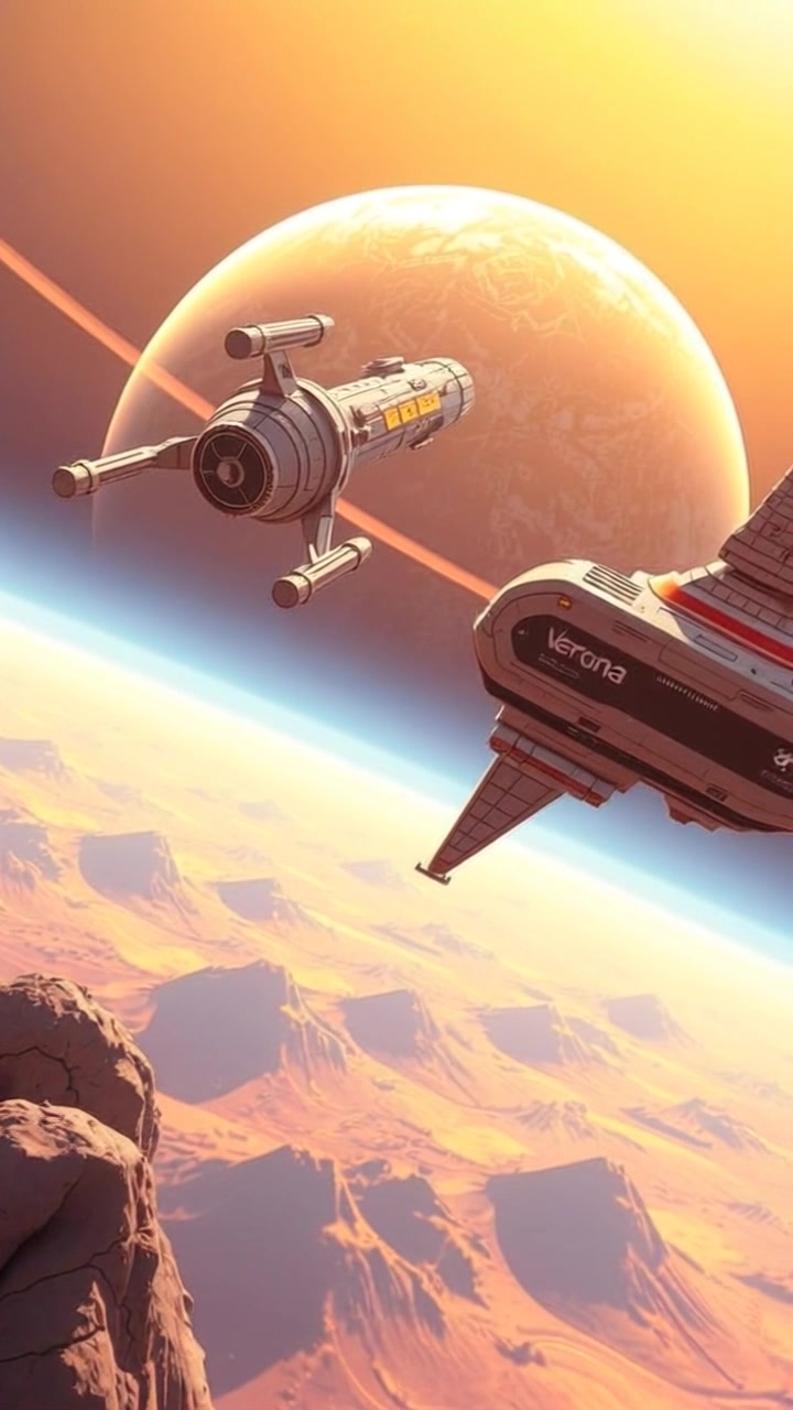 Cosmic Feud: The Star-Crossed Lovers of Rival Space Stations