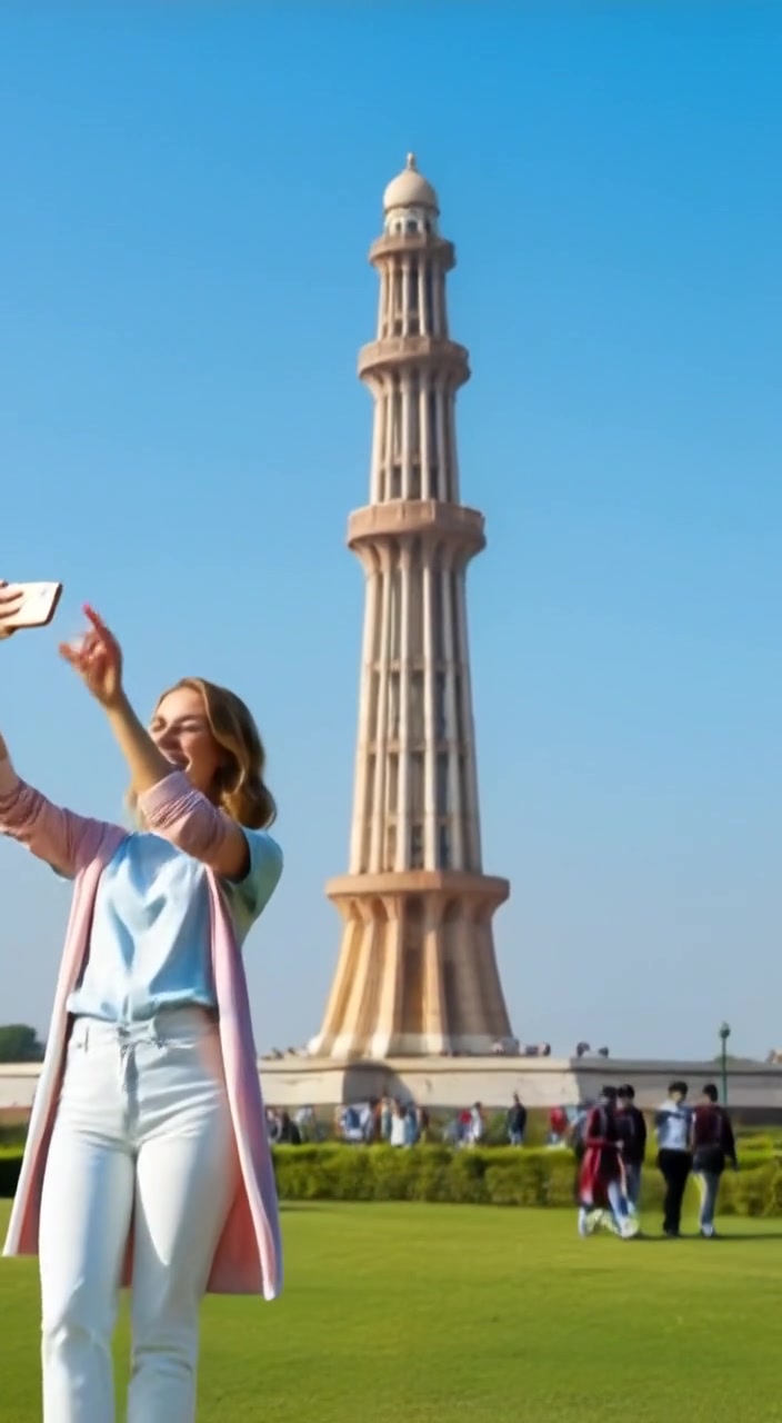 A Beautiful Day at Minar-e-Pakistan: Exploring History and Architecture