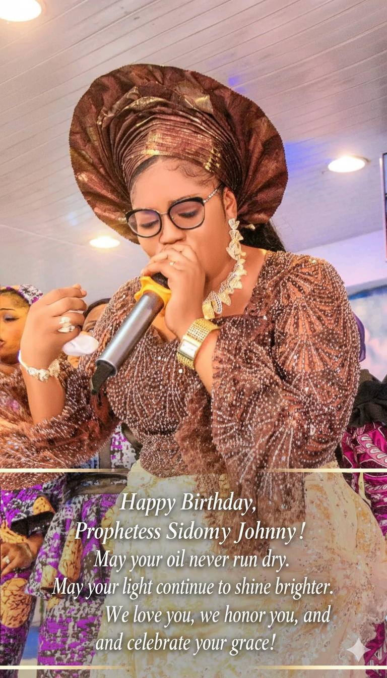 Celebrating the Impact of Prophetess Sidoine Sunny Johnny!