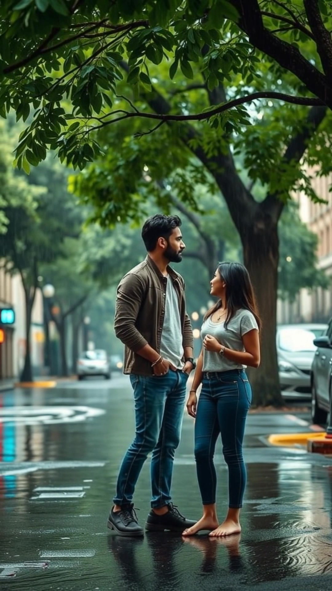Her Smile in the Rain