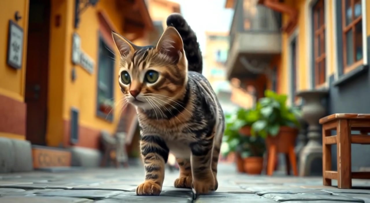 The Old Lady and the Stray Cat