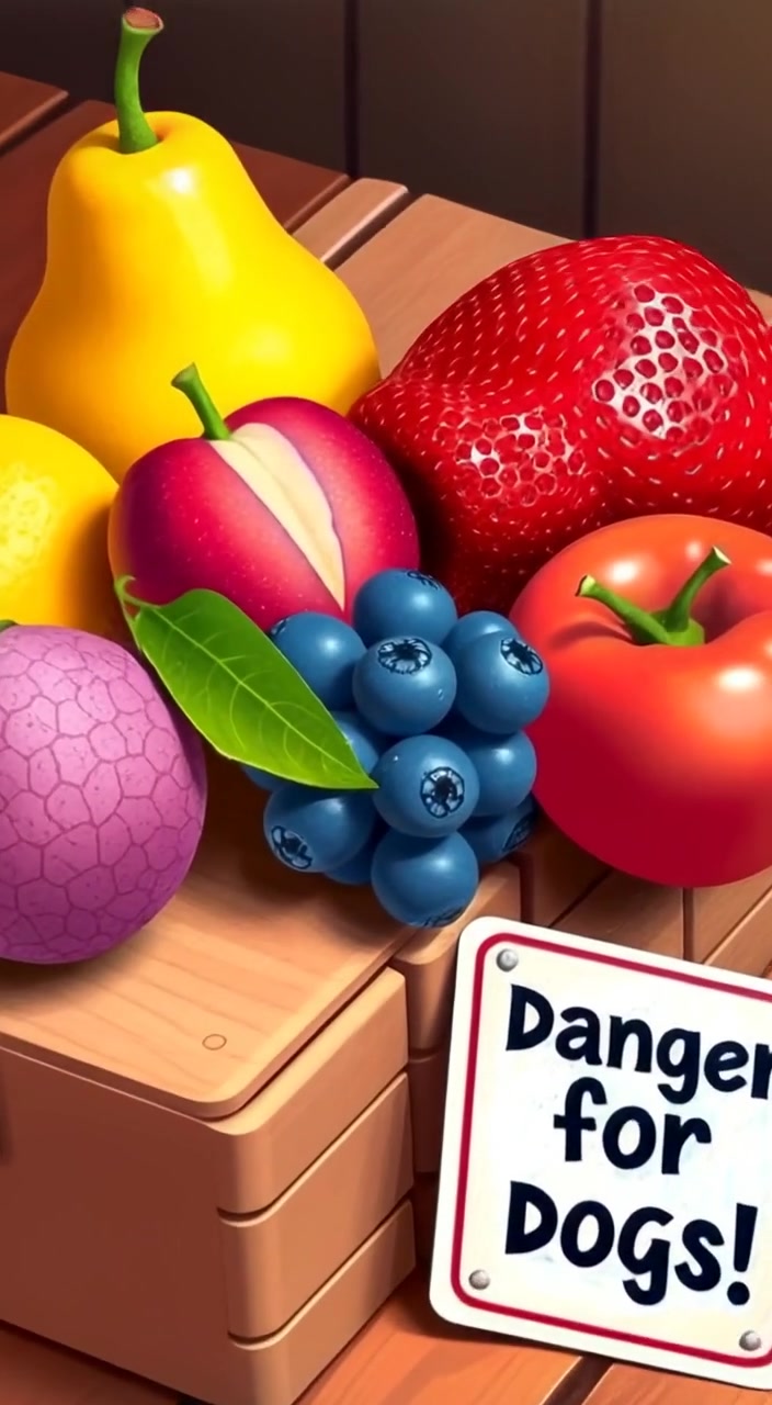 A gentle breeze moves through the fruit arrangement, causing shadows to dance on the wooden table.