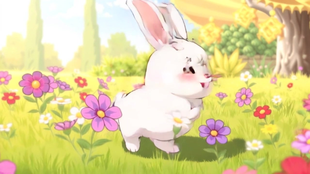 The Brave Little Rabbit and His New Friends