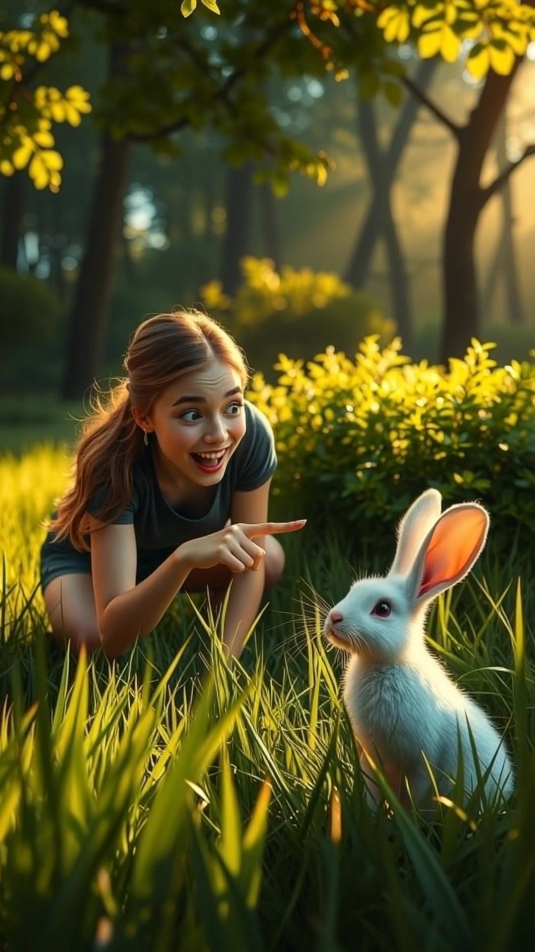 Bunny Rabbit Saves Family in Dangerous Forest