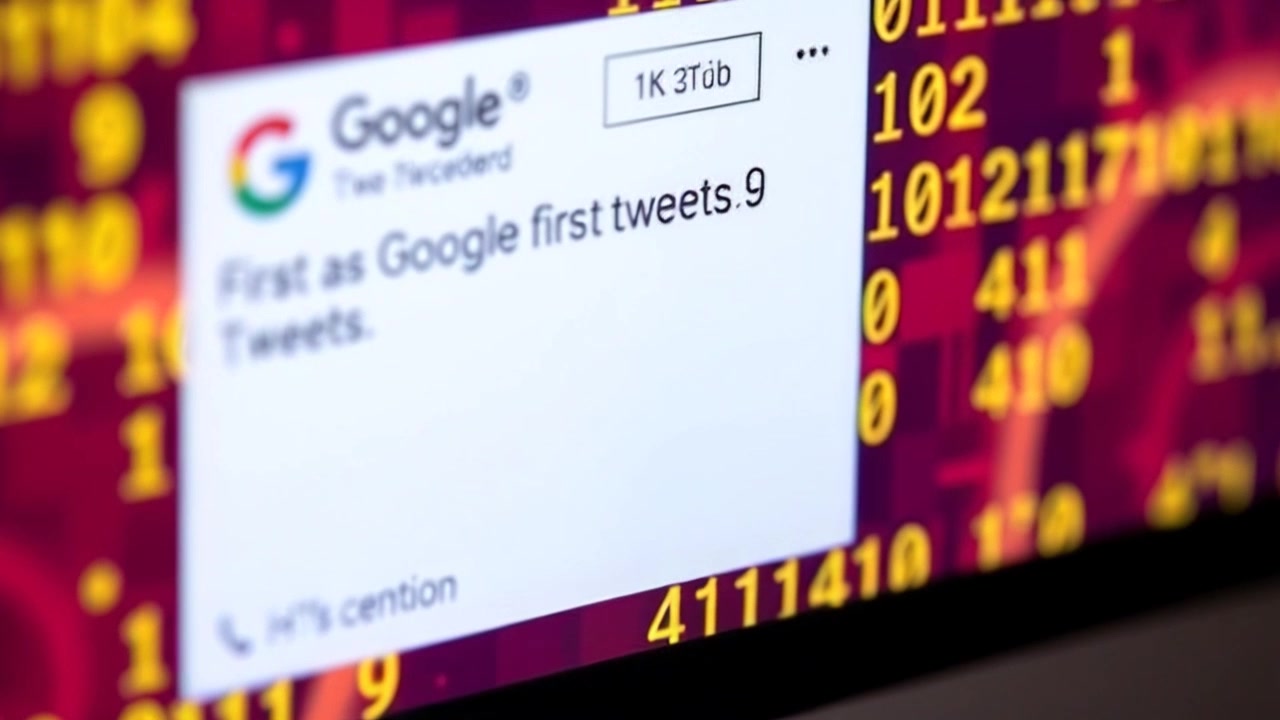 Decoding Google's First Tweet: 'I'm Feeling Lucky' in Binary
