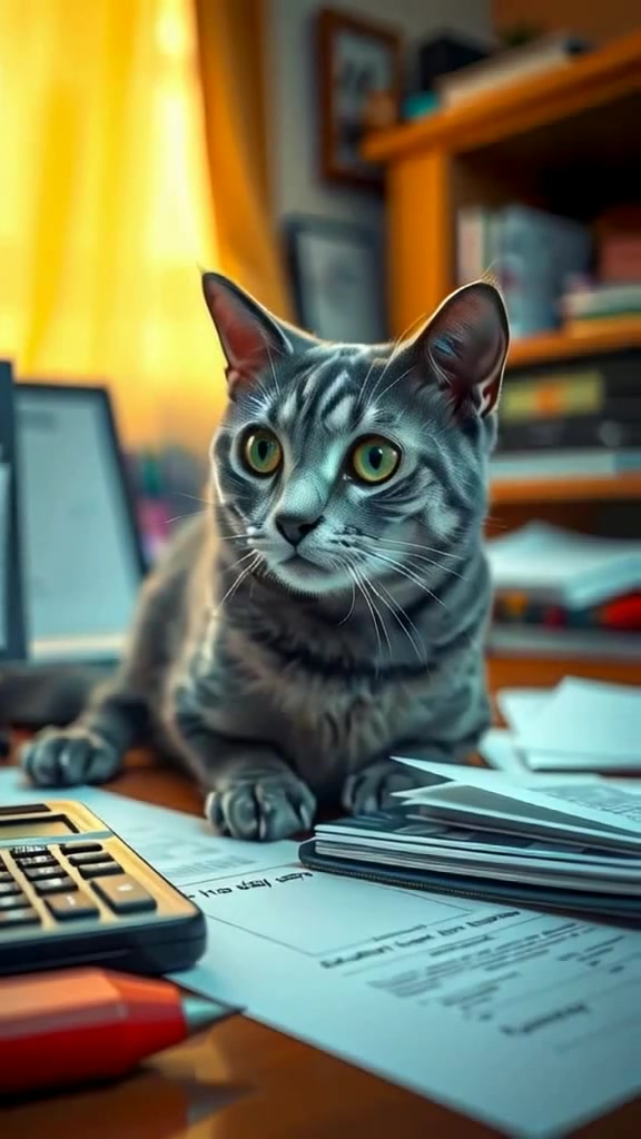The Cat's Struggle: A Tale of Resilience and Wealth