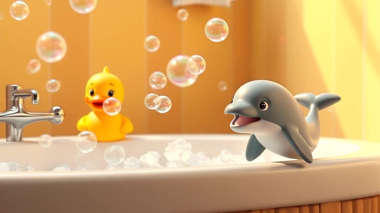 Bubbly Bath Adventure with Captain Ducky!