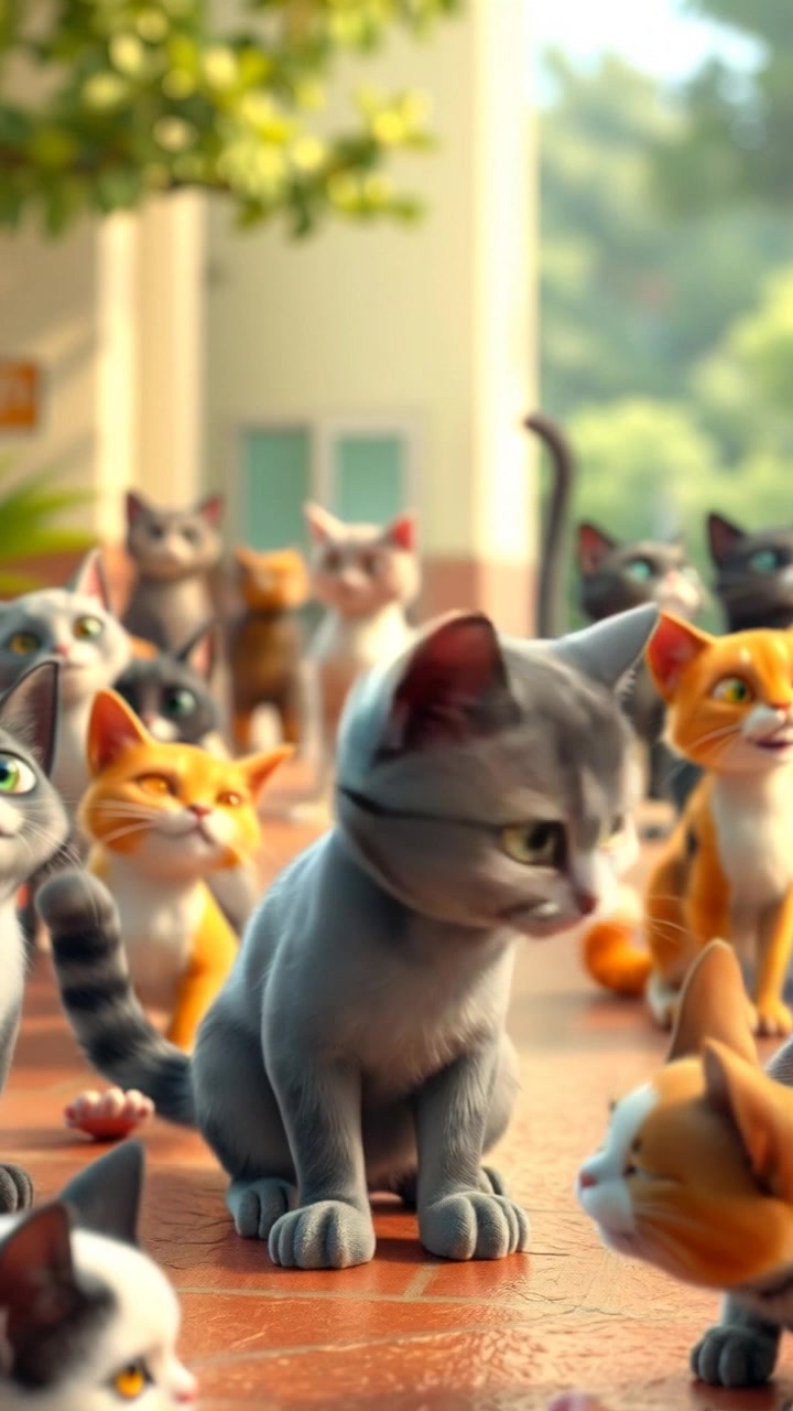 Persahabatan Kucing dan Anjing