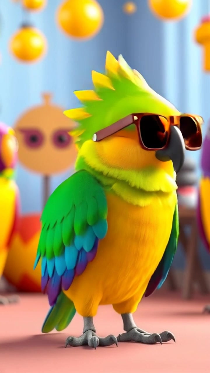 Rockstar Parrot: Dance Party Unleashed!
