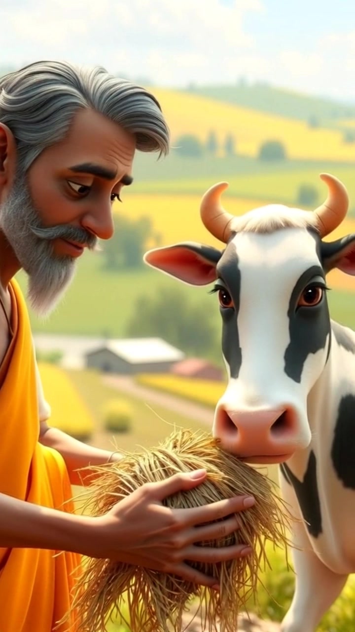 गाय की निस्वार्थ प्रेम कहानी