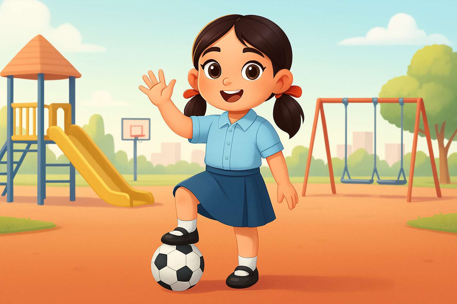 Ishika's Football Fun!