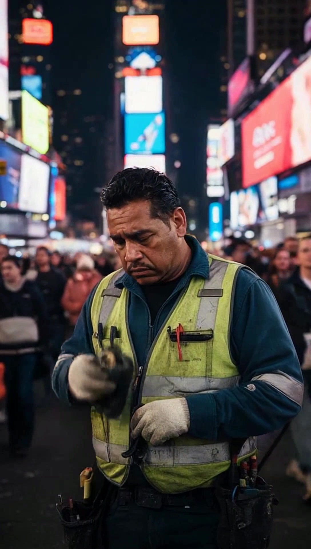 The Hidden Workforce of Times Square