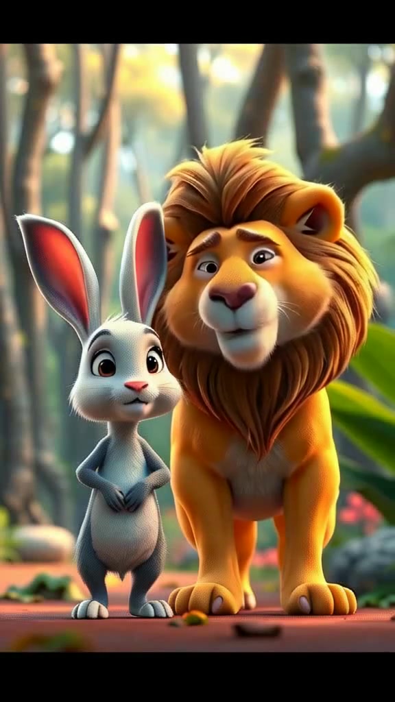 La astucia del conejo y la arrogancia del león