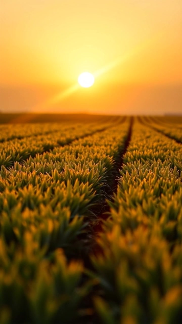 Mutiara Sawah di Bawah Langit Senja