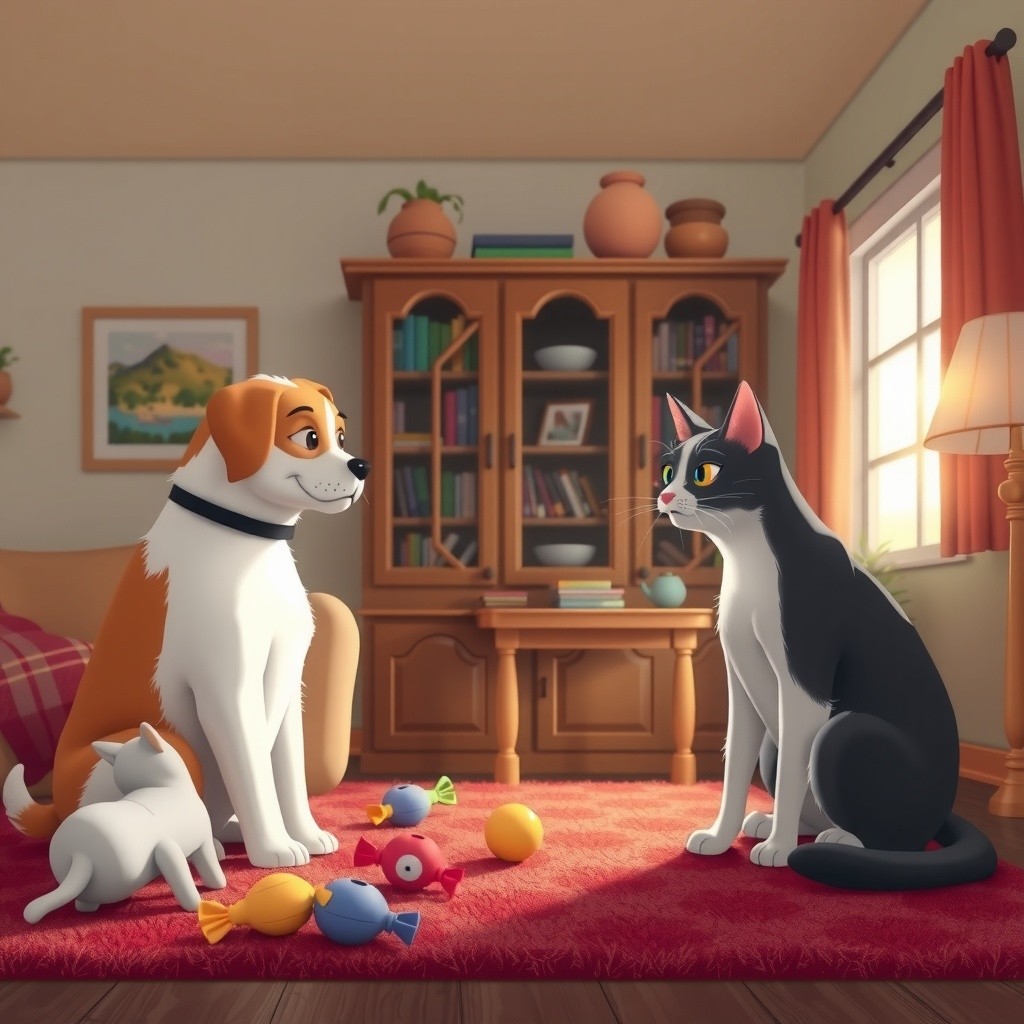 Paws and Claws: A Tale of Friendship