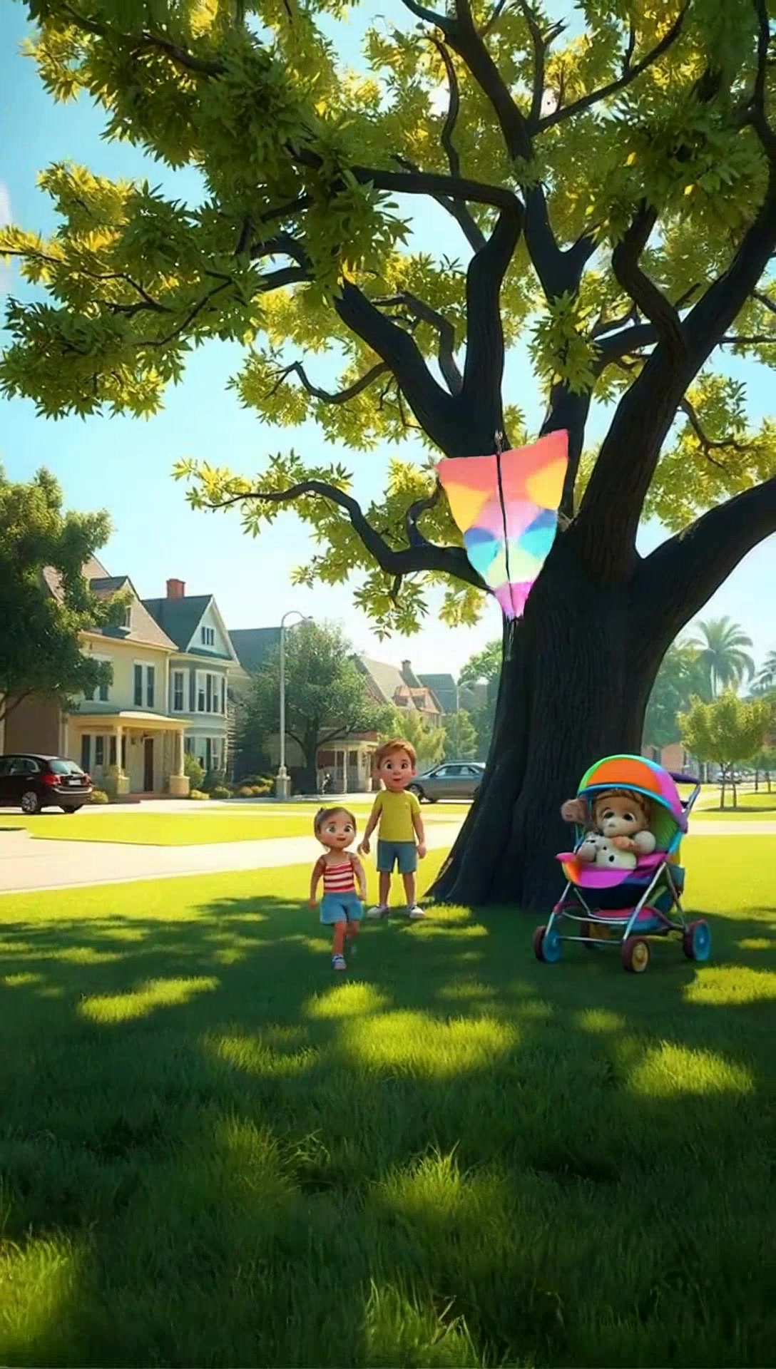 Superhero Boy: Spreading Joy in the Sky!