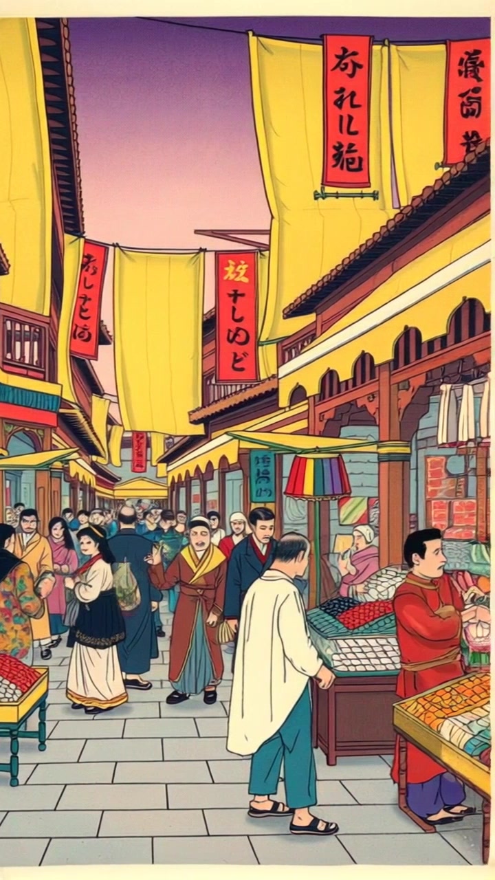 A Love Blossoms in the Bazaar