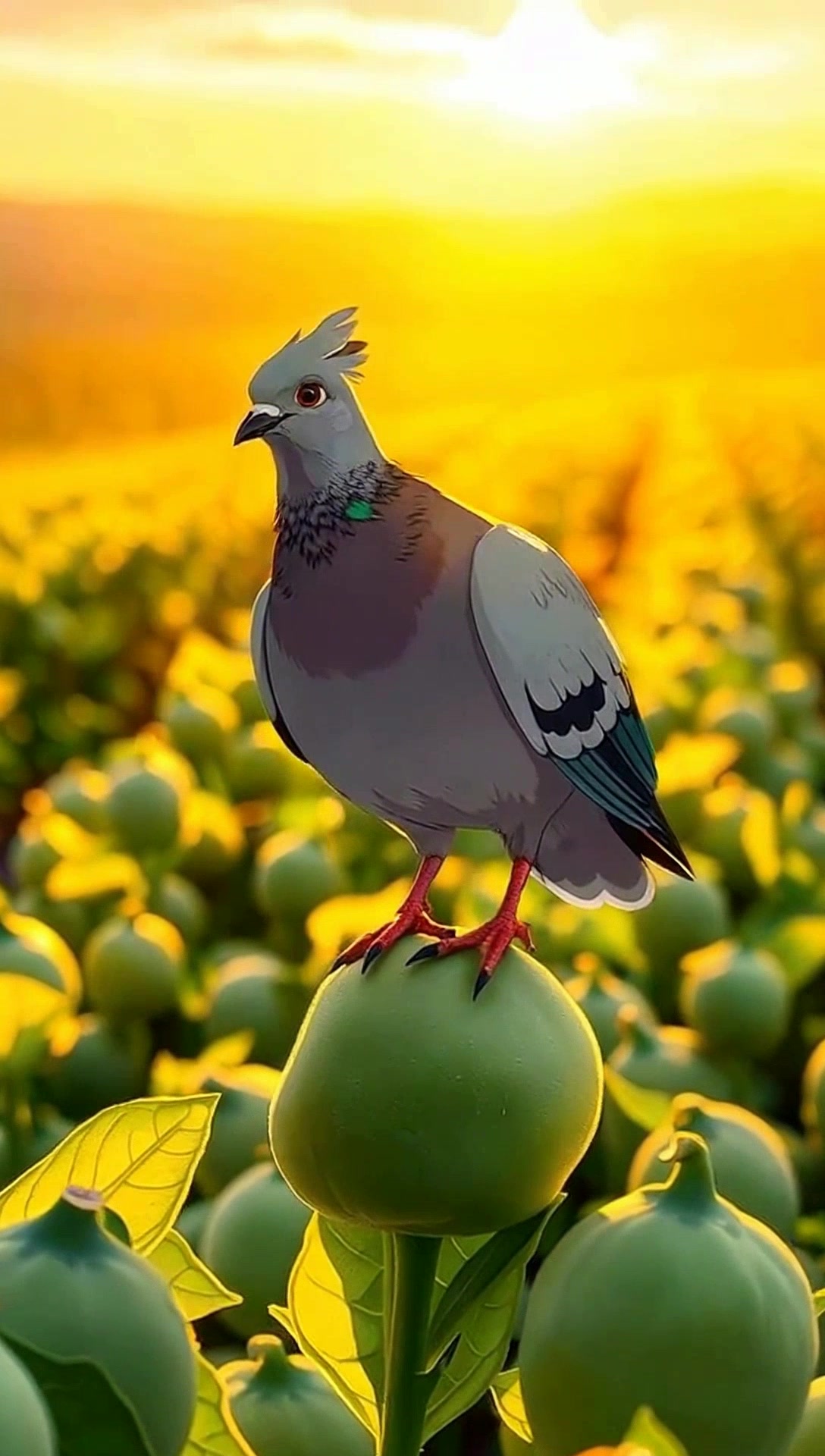 कबूतर और पावते की समझदारी