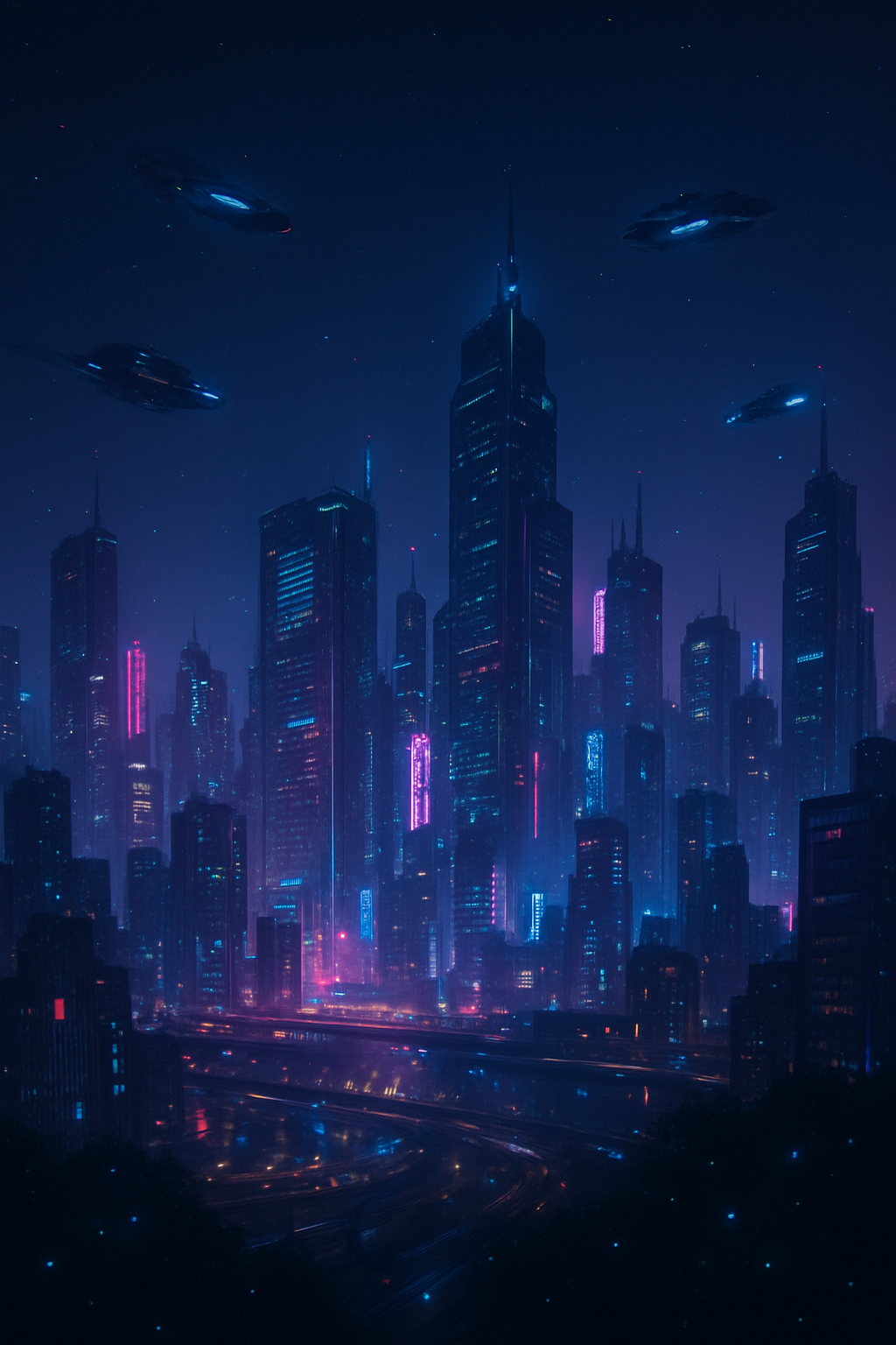 Neon Dreams: A Journey Through Futuristic Landscapes