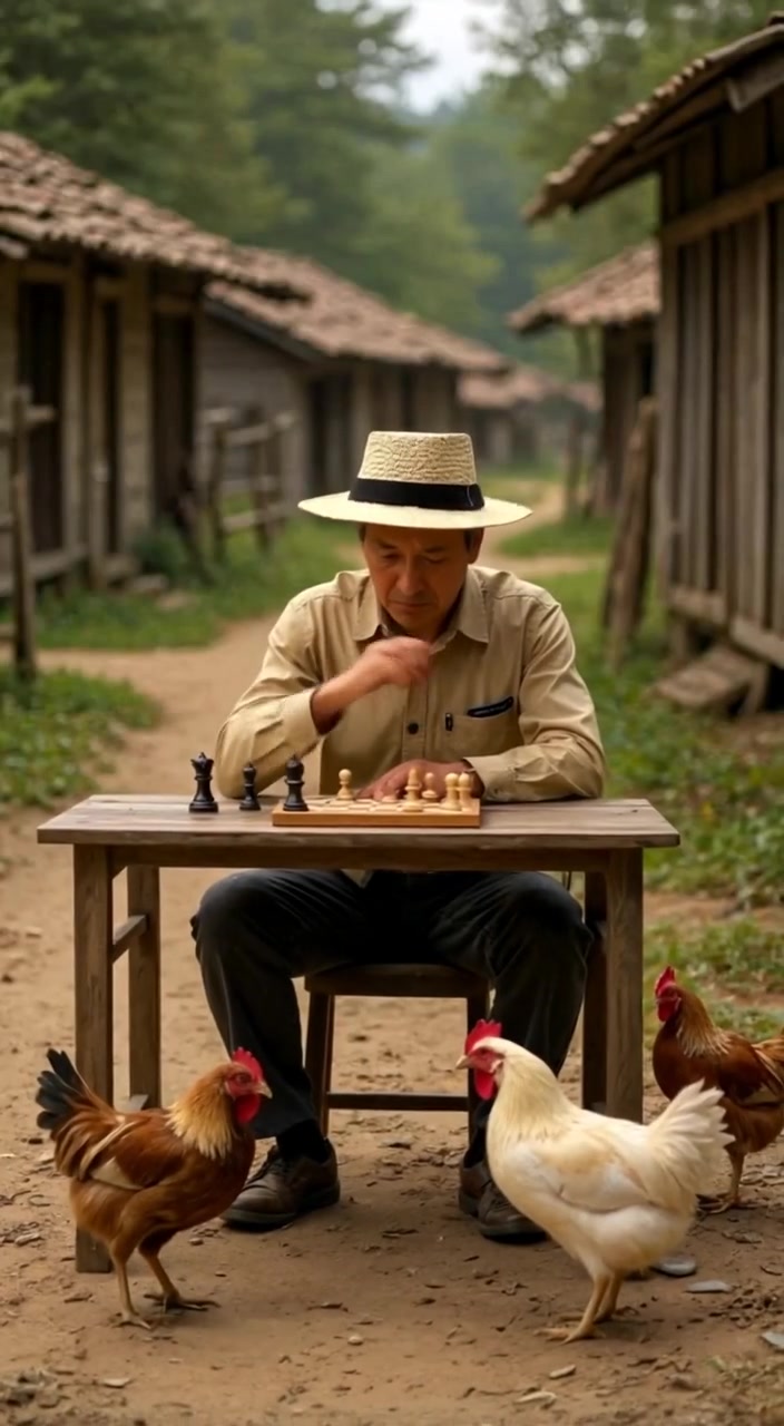 Catur Unik: Manusia Melawan Ayam!